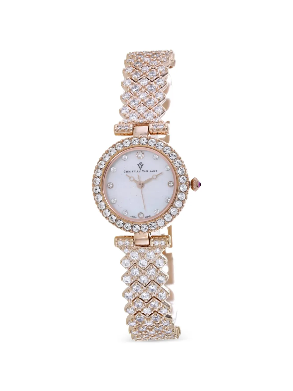 CHRISTIAN VAN SANT Romana 25mm watch - Bianco