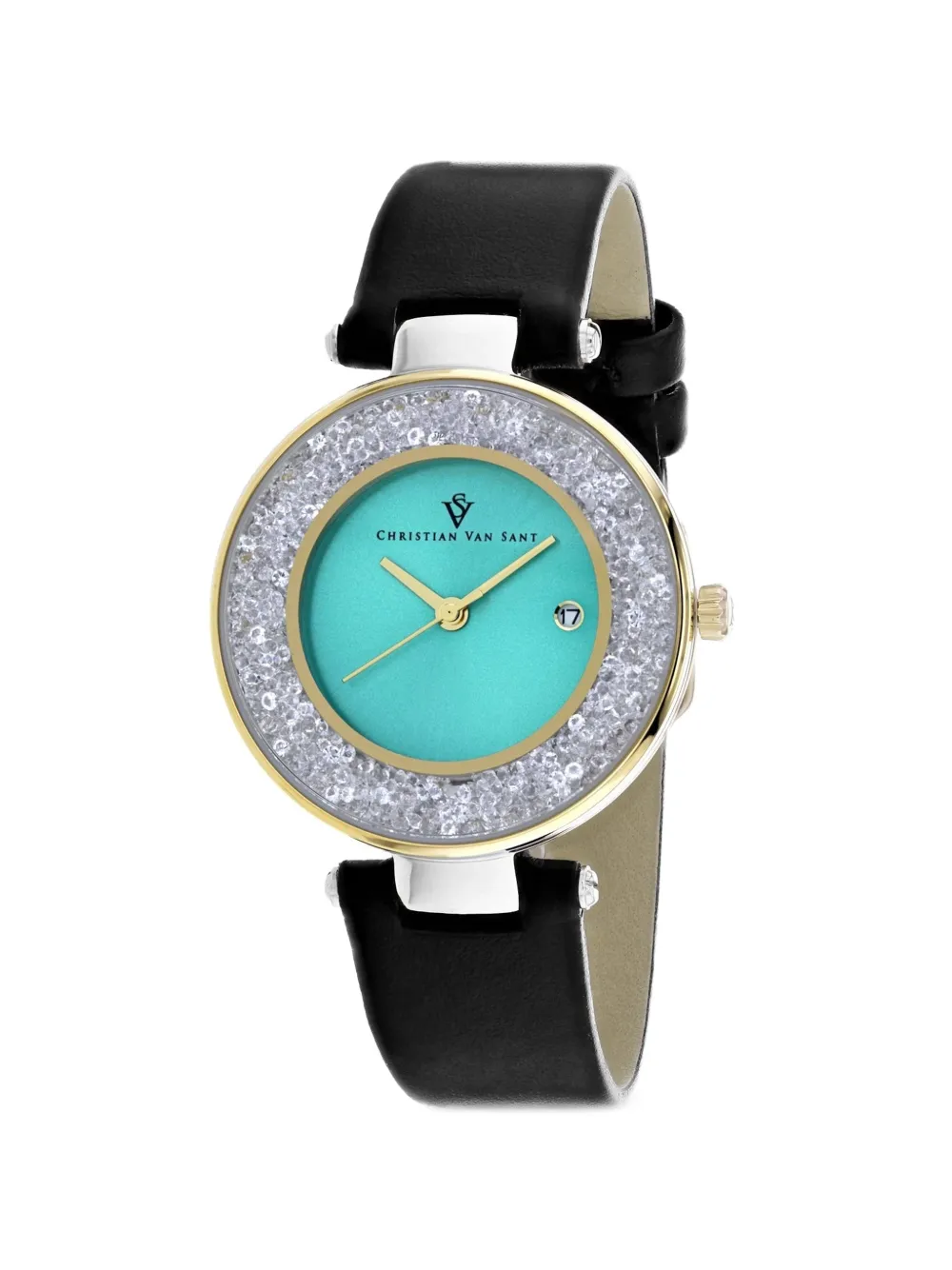CHRISTIAN VAN SANT Dazzle 34mm watch - Blau