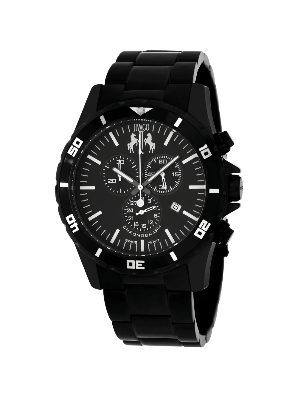 Jivago Ultimate 24mm Watch In Black