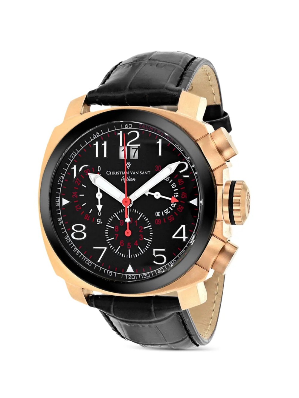 CHRISTIAN VAN SANT Grand Python 48mm watch - Nero