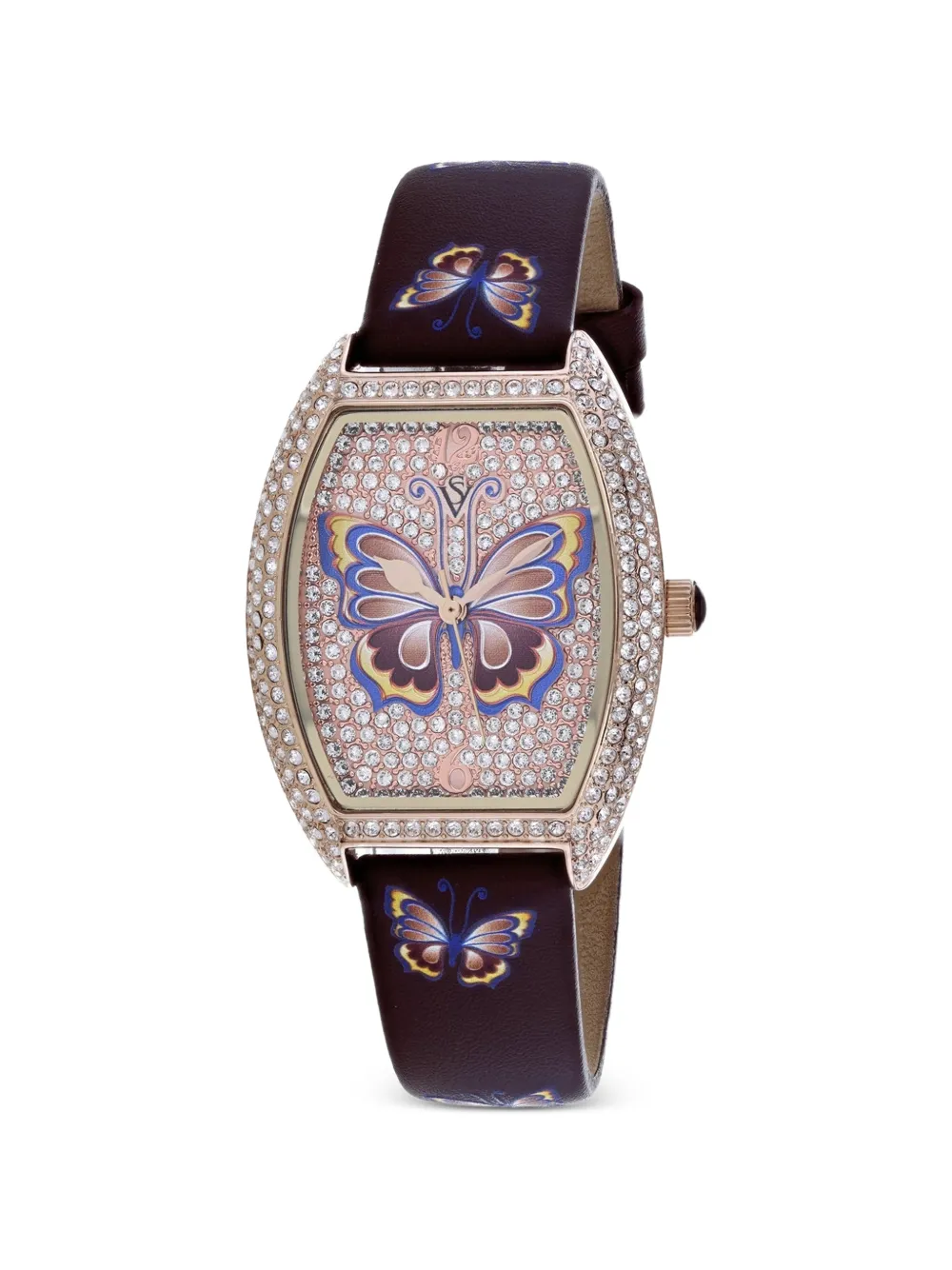 CHRISTIAN VAN SANT Papillon Crystal 36mm watch - Rosa