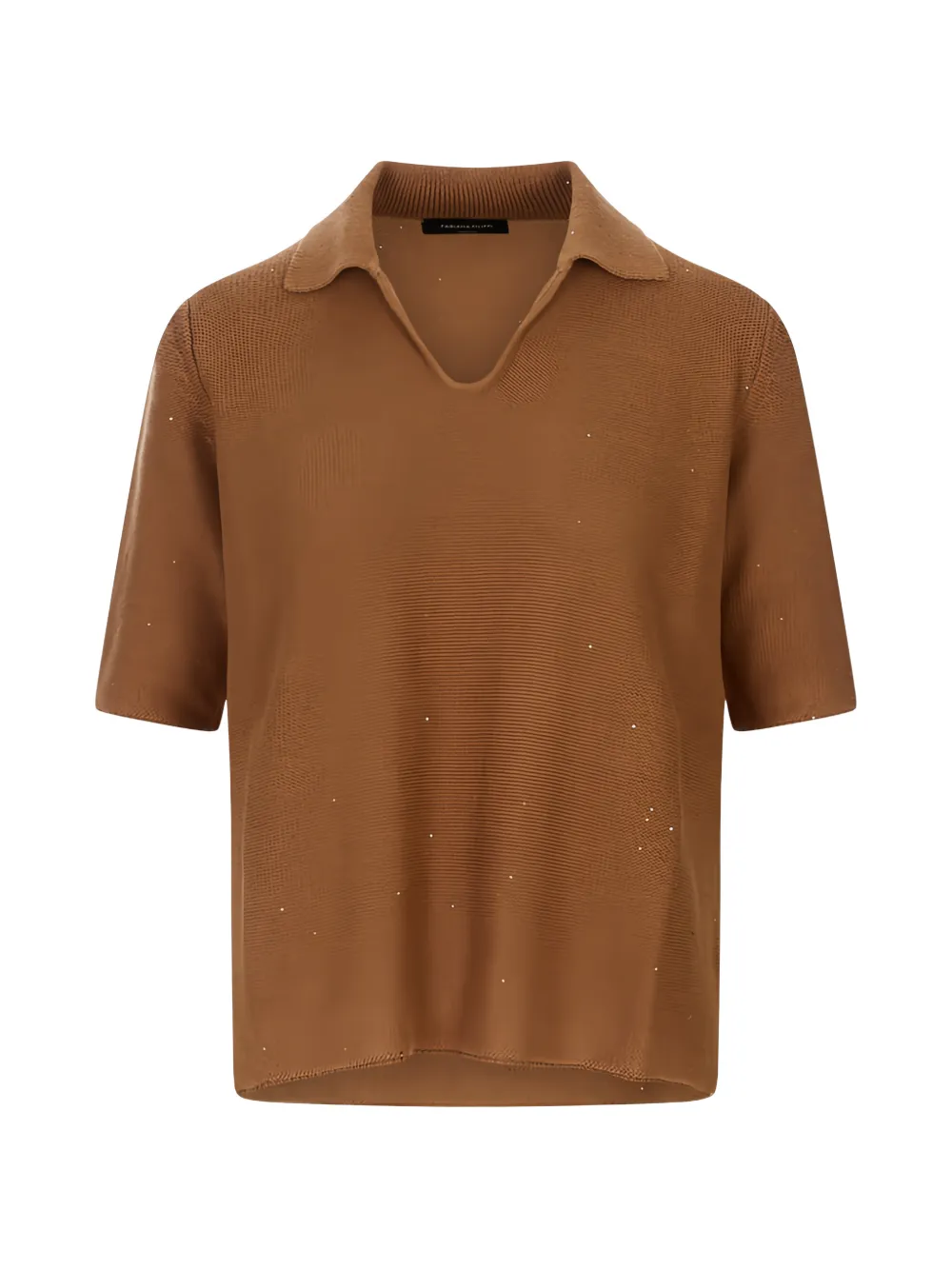 Fabiana Filippi sequin-embellished T-shirt - Braun