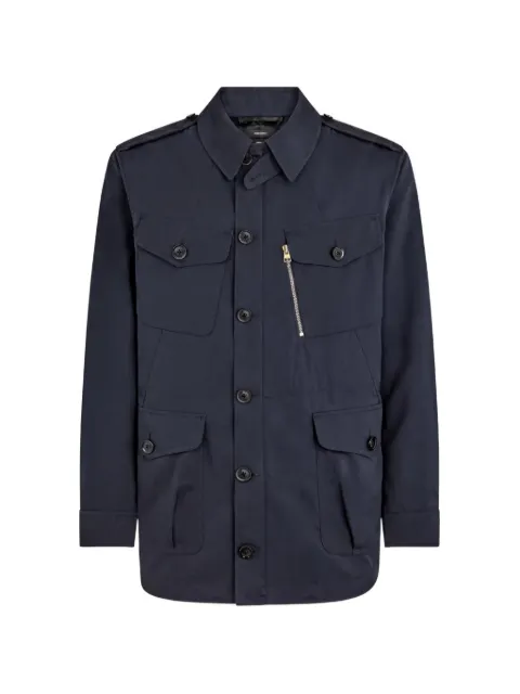 TOM FORD epaulette-detail multi-pocket jacket