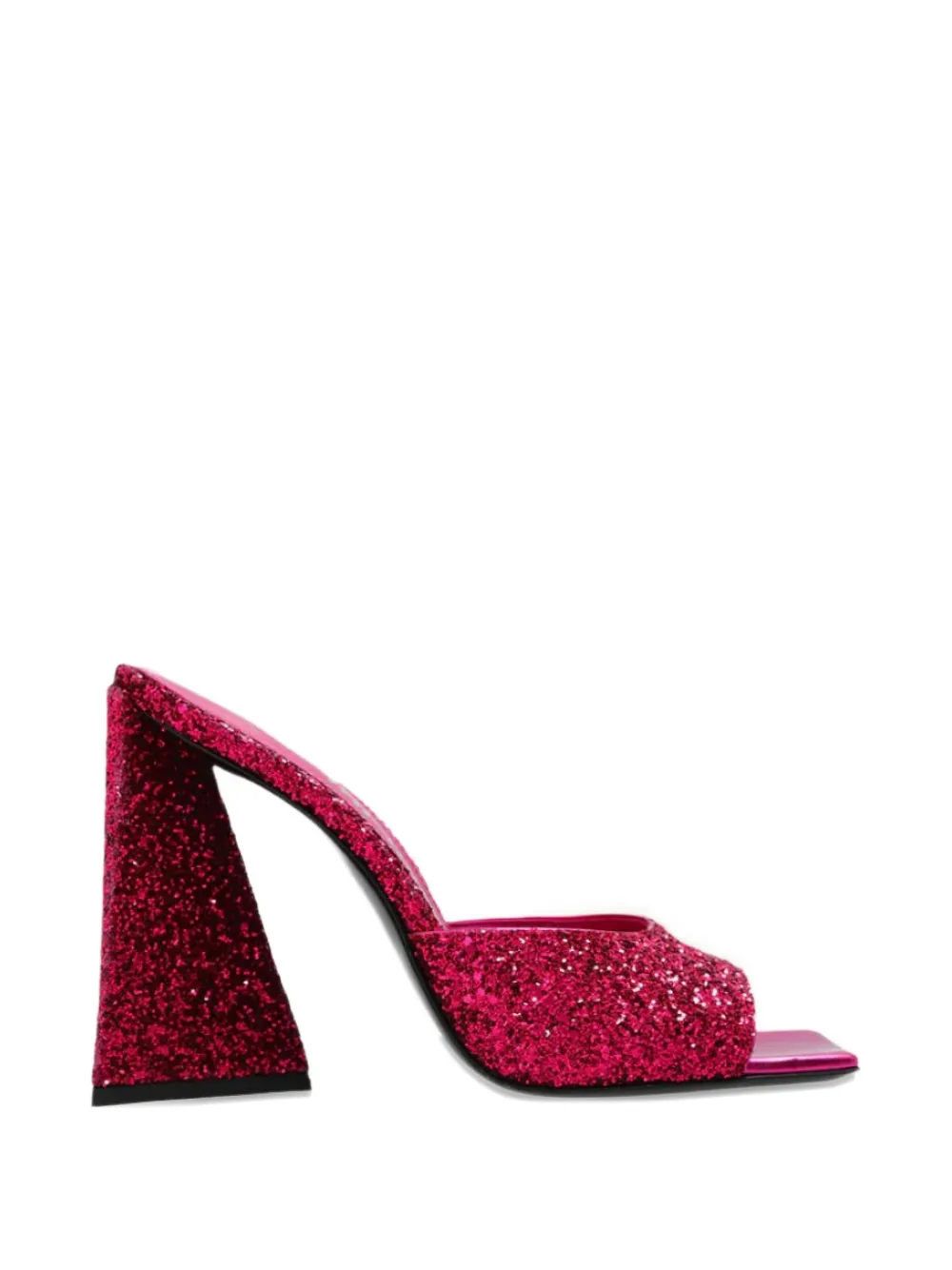 The Attico Devon muiltjes met glitter Roze