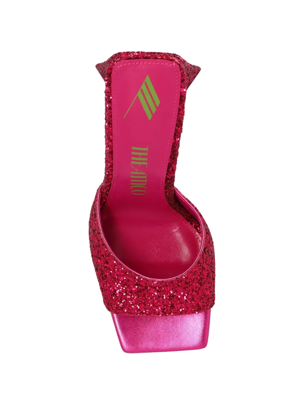 The Attico Devon muiltjes met glitter Roze