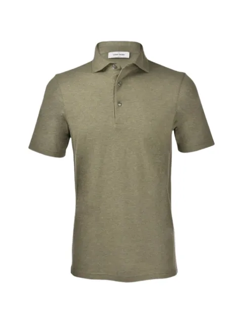 Gran Sasso marl-pattern short-sleeve polo shirt