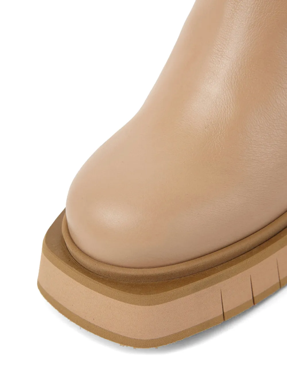 Paloma Barceló Ikia laarzen met plateauzool Beige