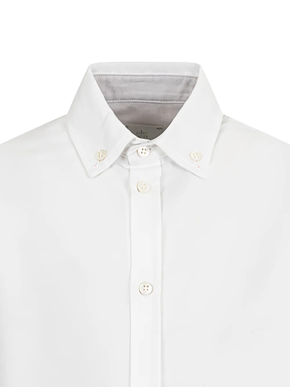 Eleventy Kids Button-down shirt Wit