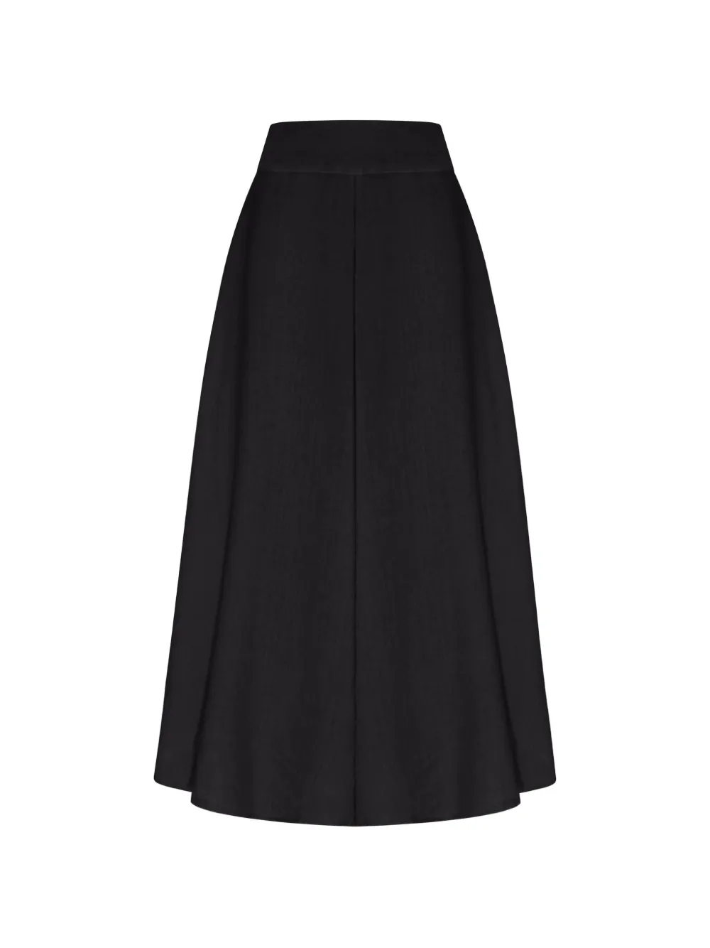 120% Lino panelled midi skirt - Schwarz