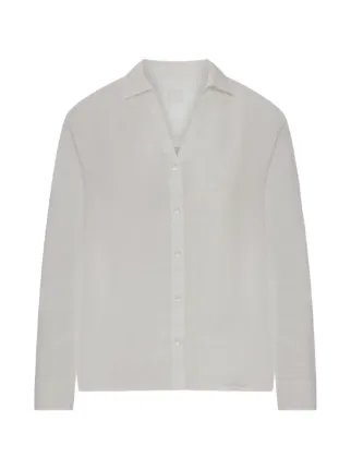120% Lino リネンシャツ | ホワイト | FARFETCH JP