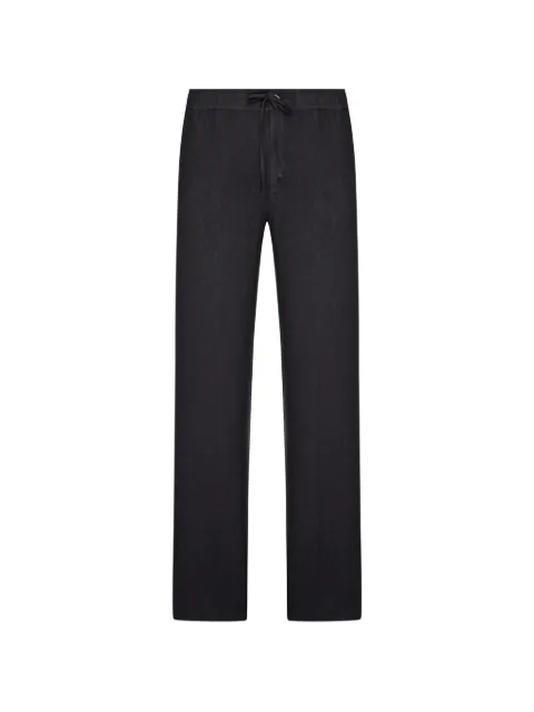 120% Lino drawstring linen trousers