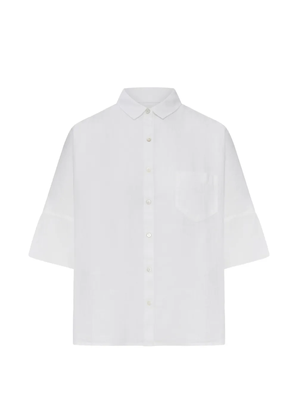 120% Lino linen shirt - Bianco