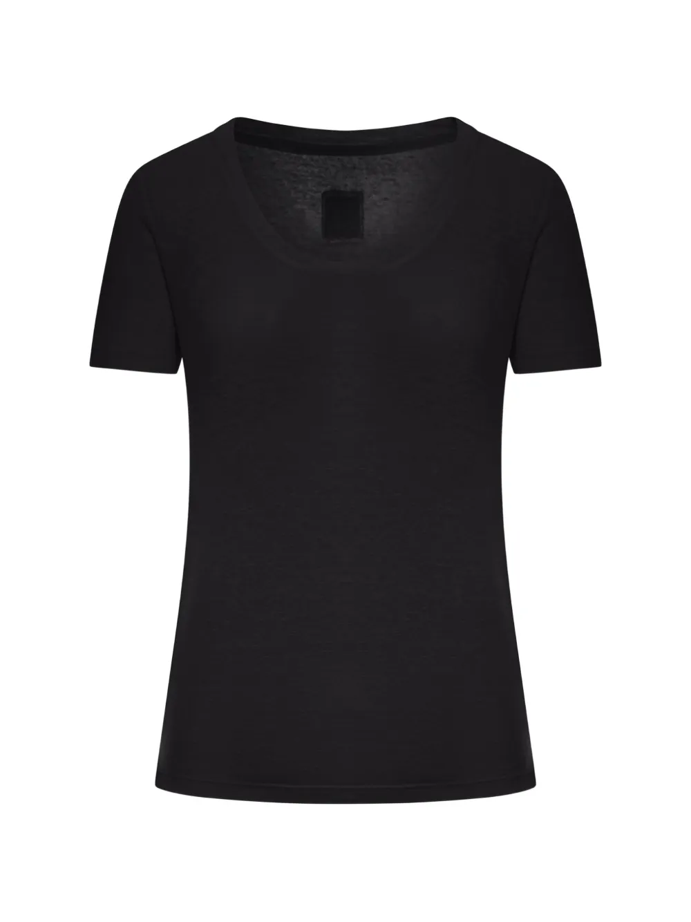 120% Lino short-sleeve T-shirt - Nero