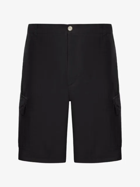 120% Lino short en lin à poches cargo