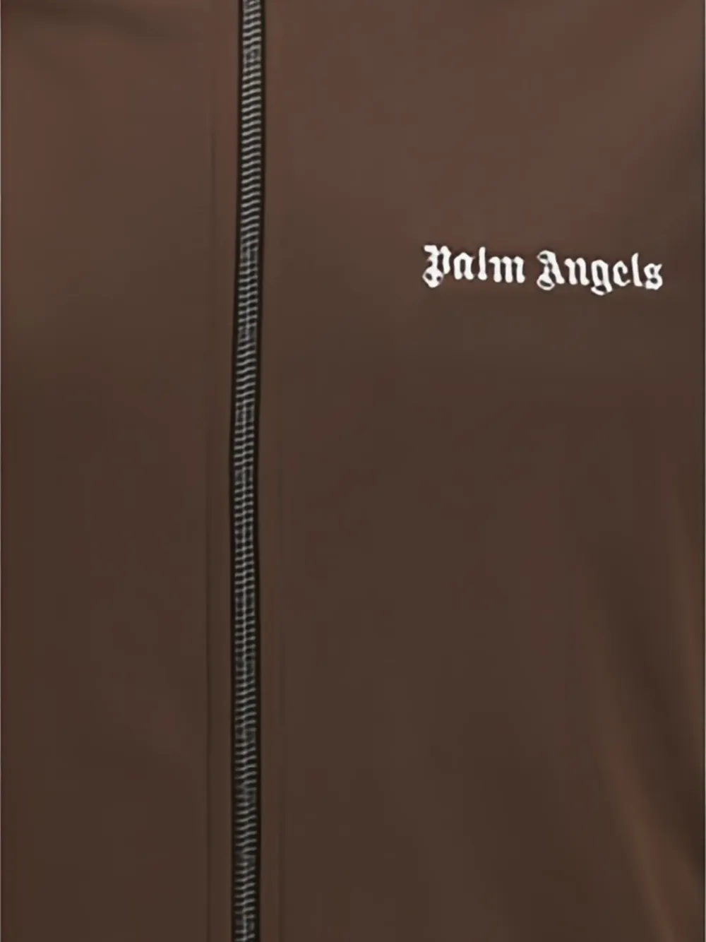 Palm Angels Trainingsjack met logo Bruin