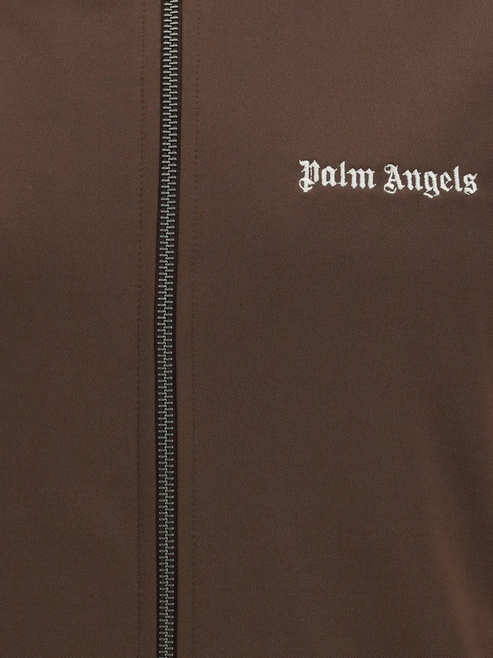 Palm Angels Trainingsjack met logo Bruin