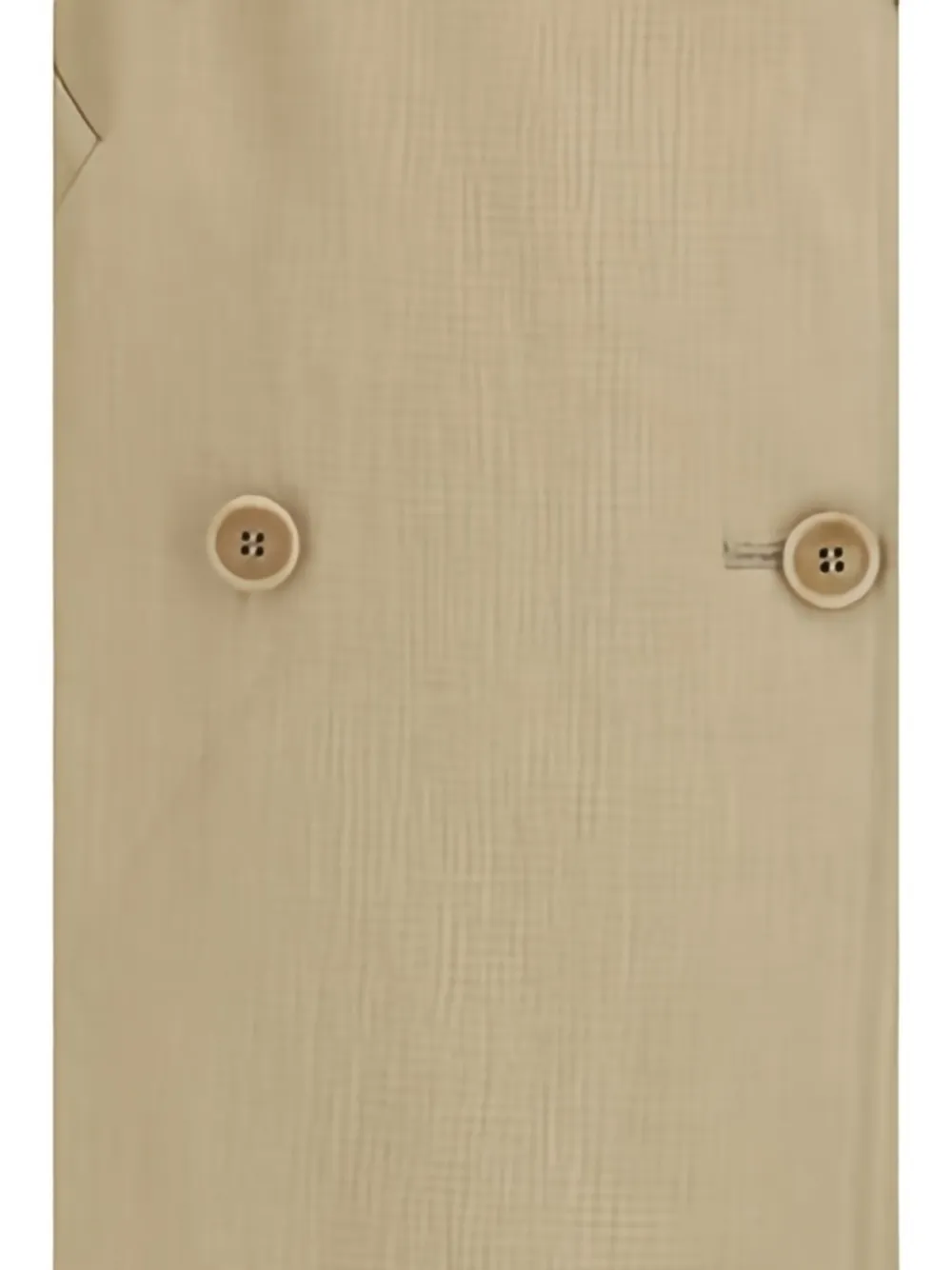 Max Mara Jas met dubbele rij knopen en pofmouwen Beige
