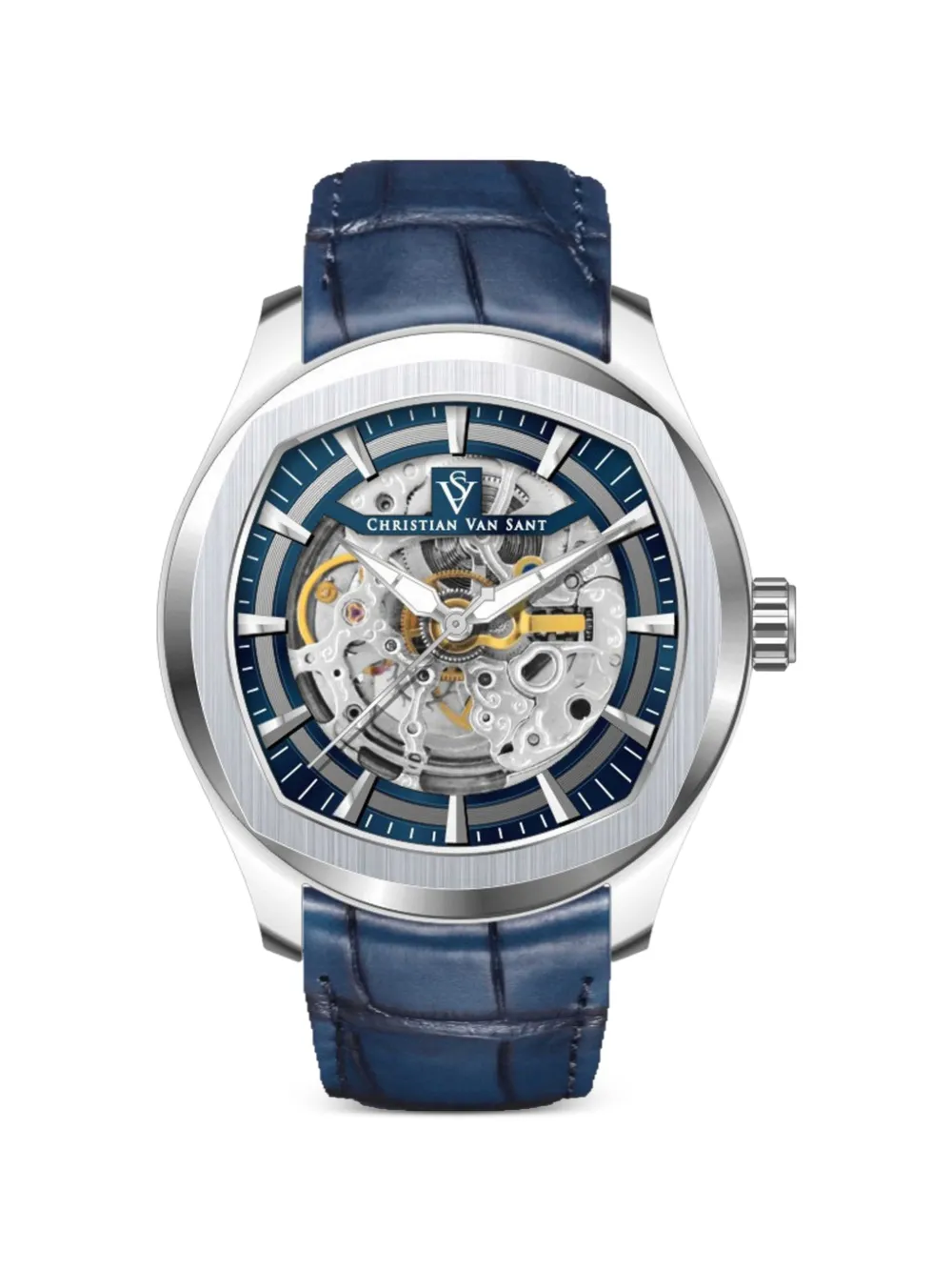 CHRISTIAN VAN SANT Romeo 42mm watch - Blu