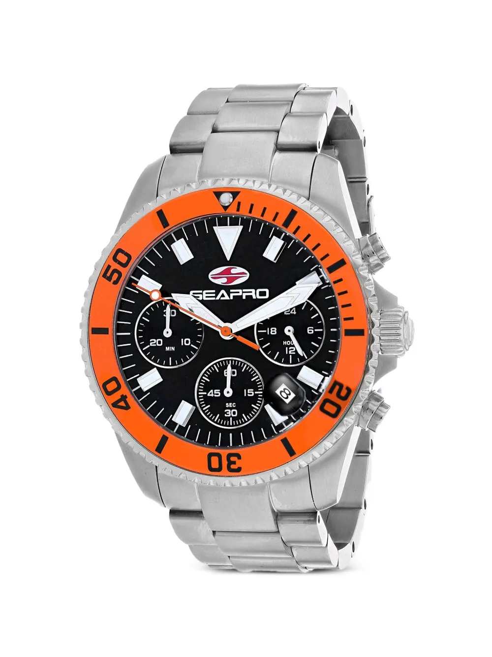 SEAPRO Scuba 200 43mm watch - Nero