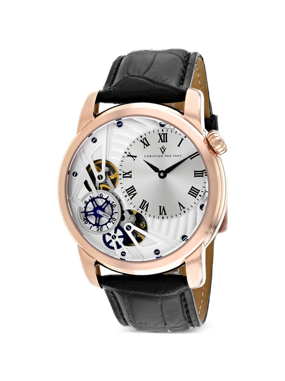 CHRISTIAN VAN SANT Sprocket 46mm auto-quartz watch - Argento