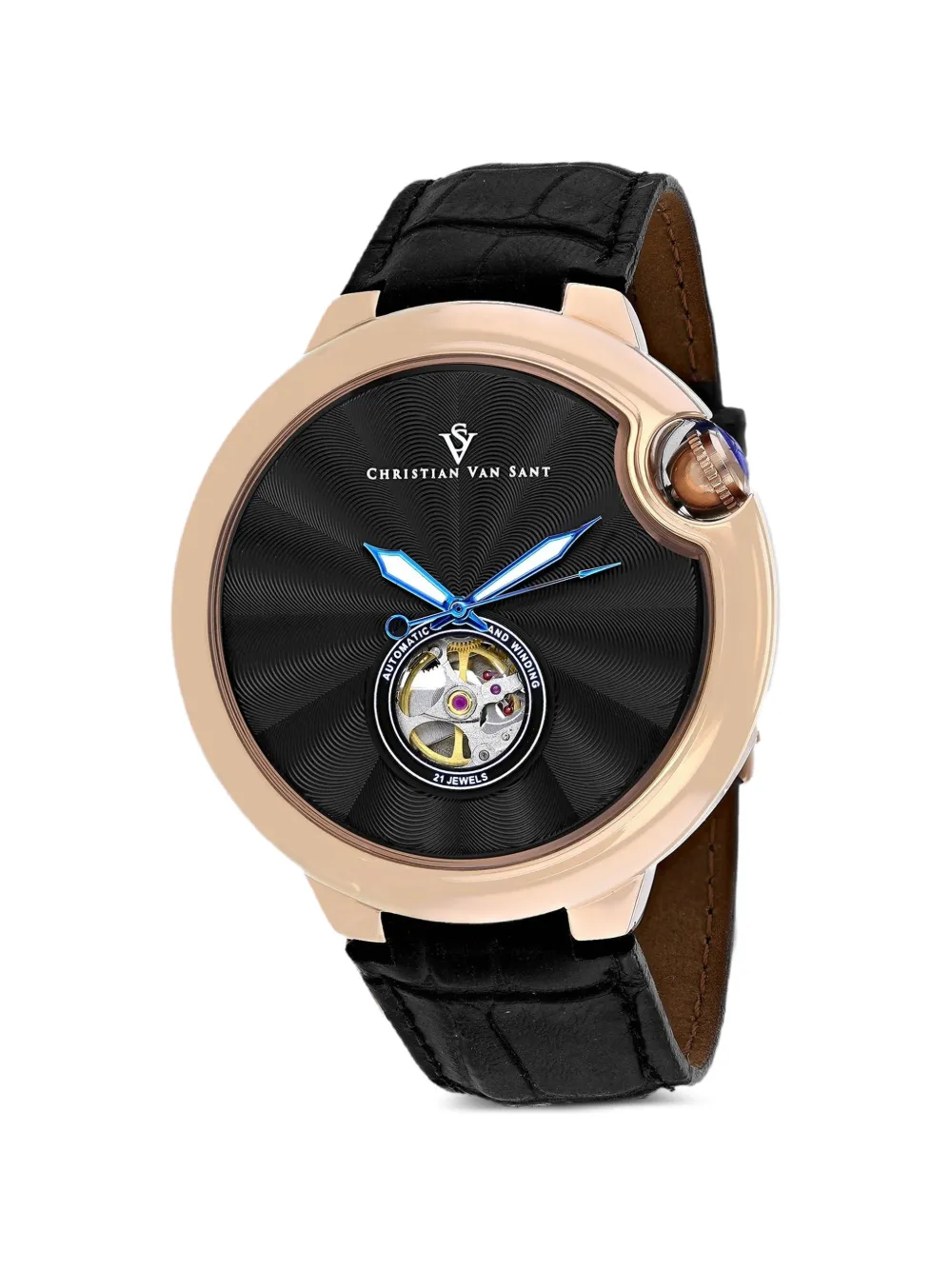 CHRISTIAN VAN SANT stainless steel Cyclone 46mm watch - Nero