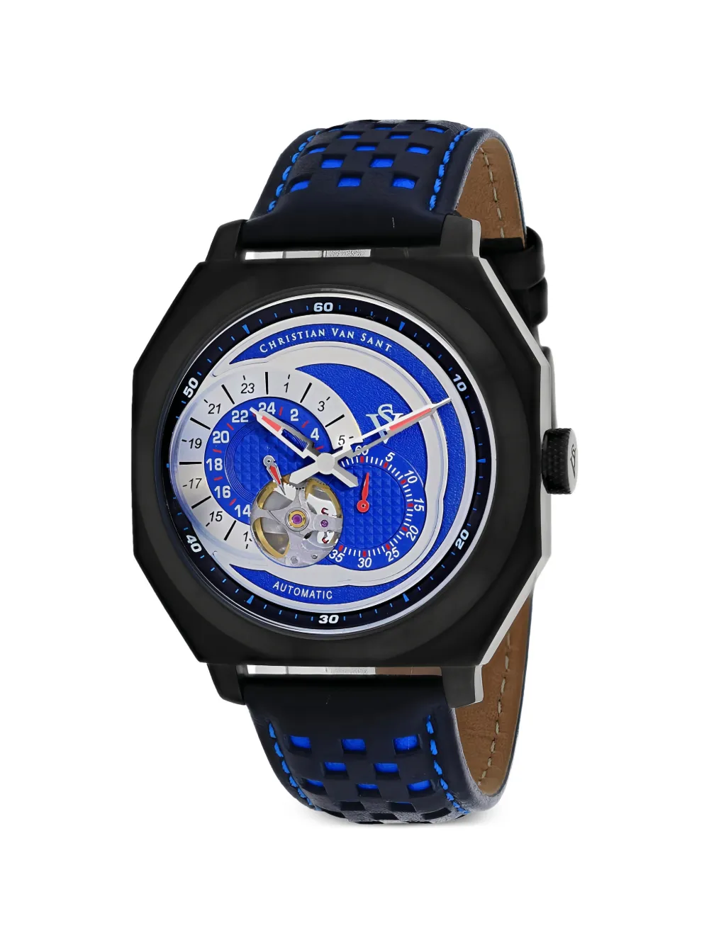 CHRISTIAN VAN SANT Machina 42mm watch - Blu