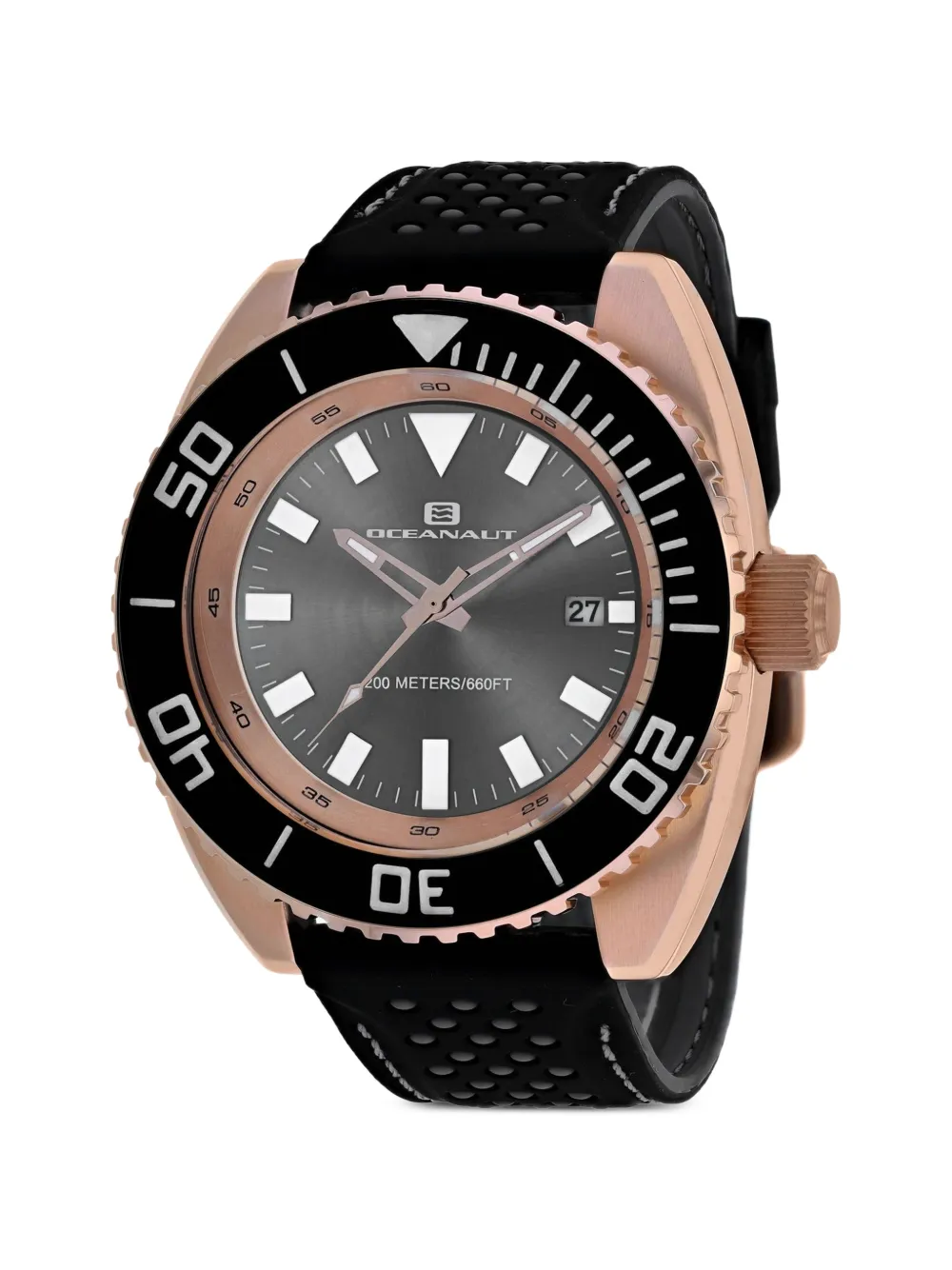OCEANAUT round-shape 45mm watch - Grigio