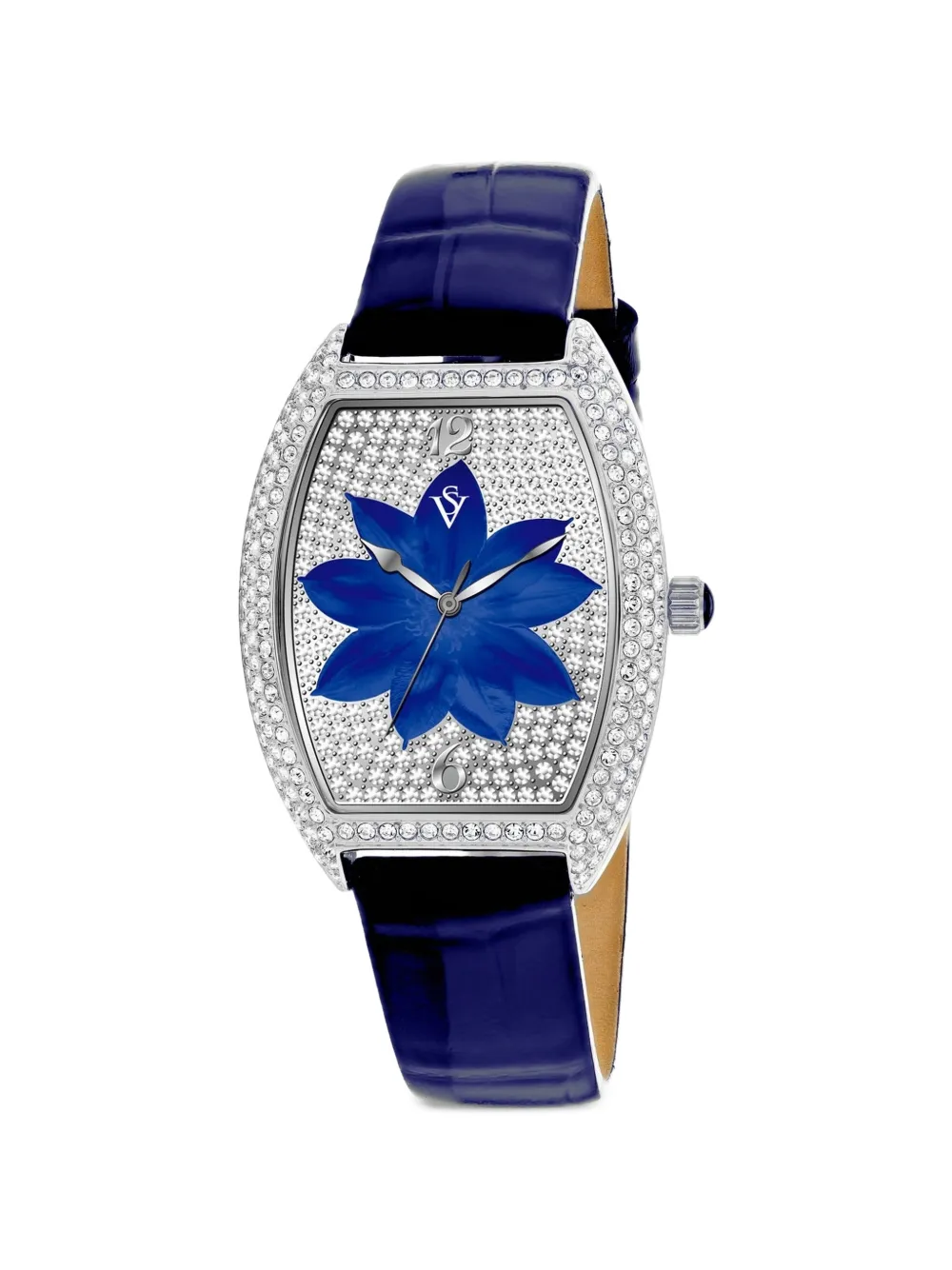 CHRISTIAN VAN SANT Lotus Crystal 36mm watch - Blu