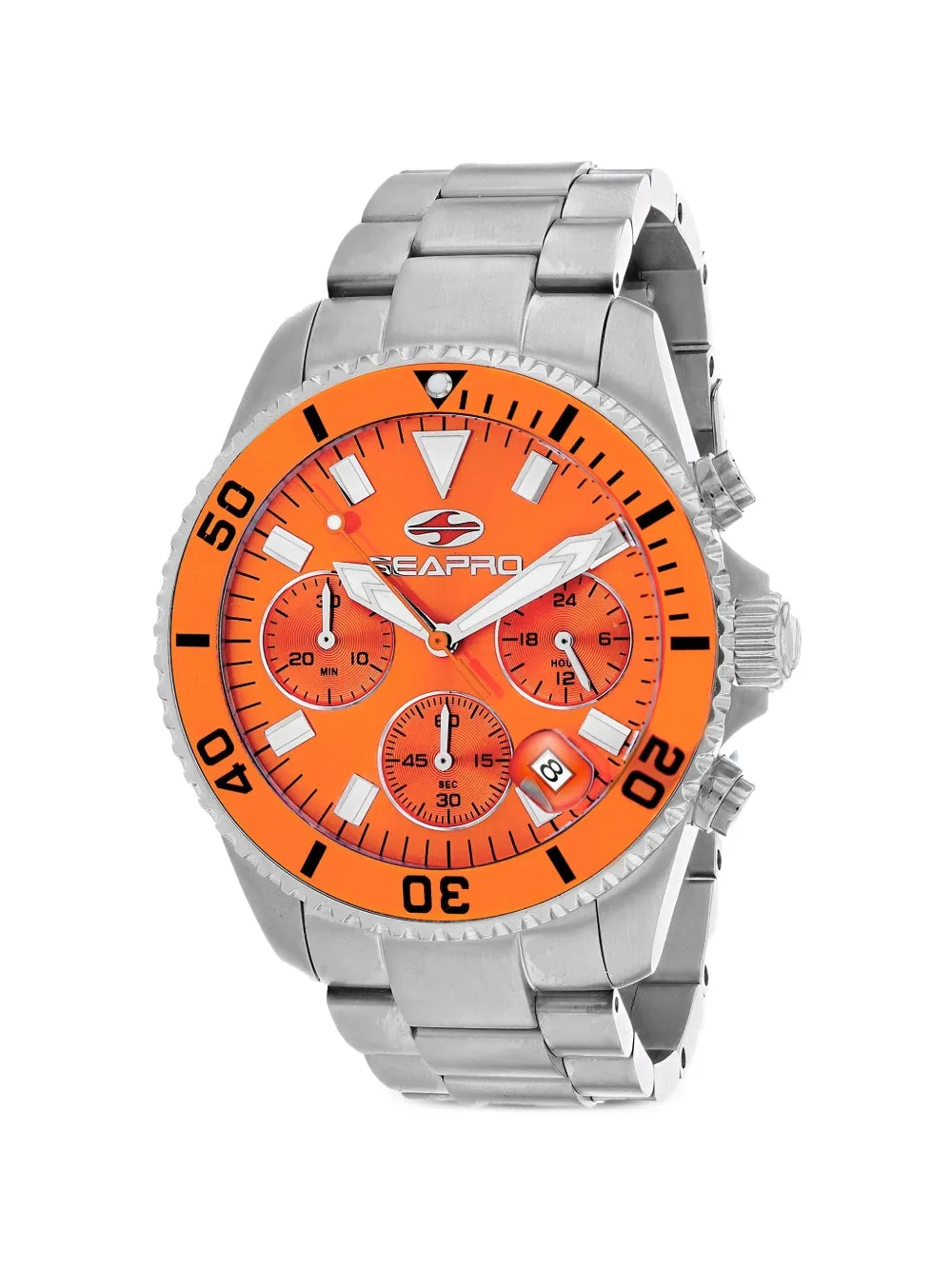 SEAPRO Scuba 200 43mm watch - Arancione