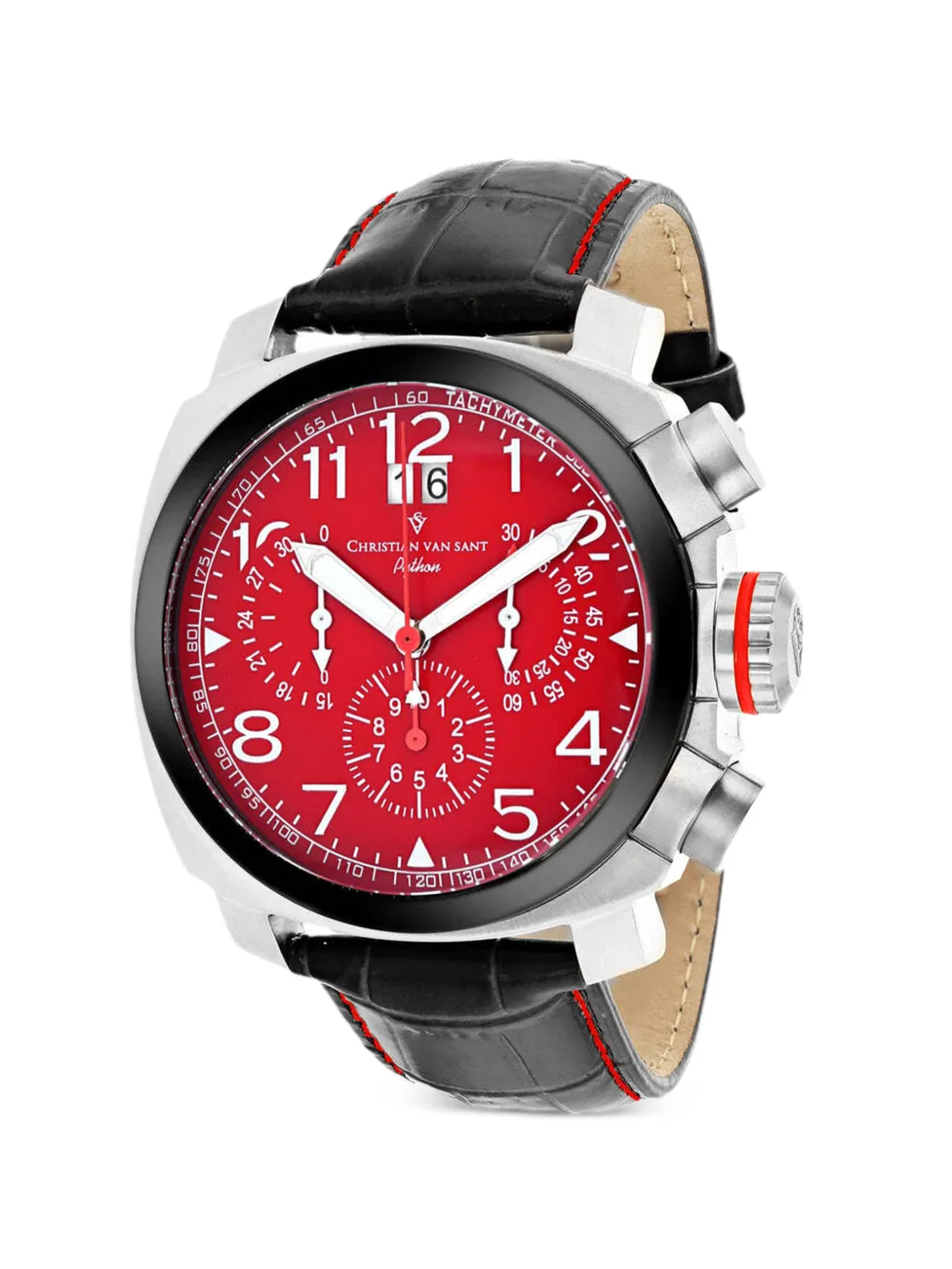 CHRISTIAN VAN SANT Grand Python 48mm watch - Rosso