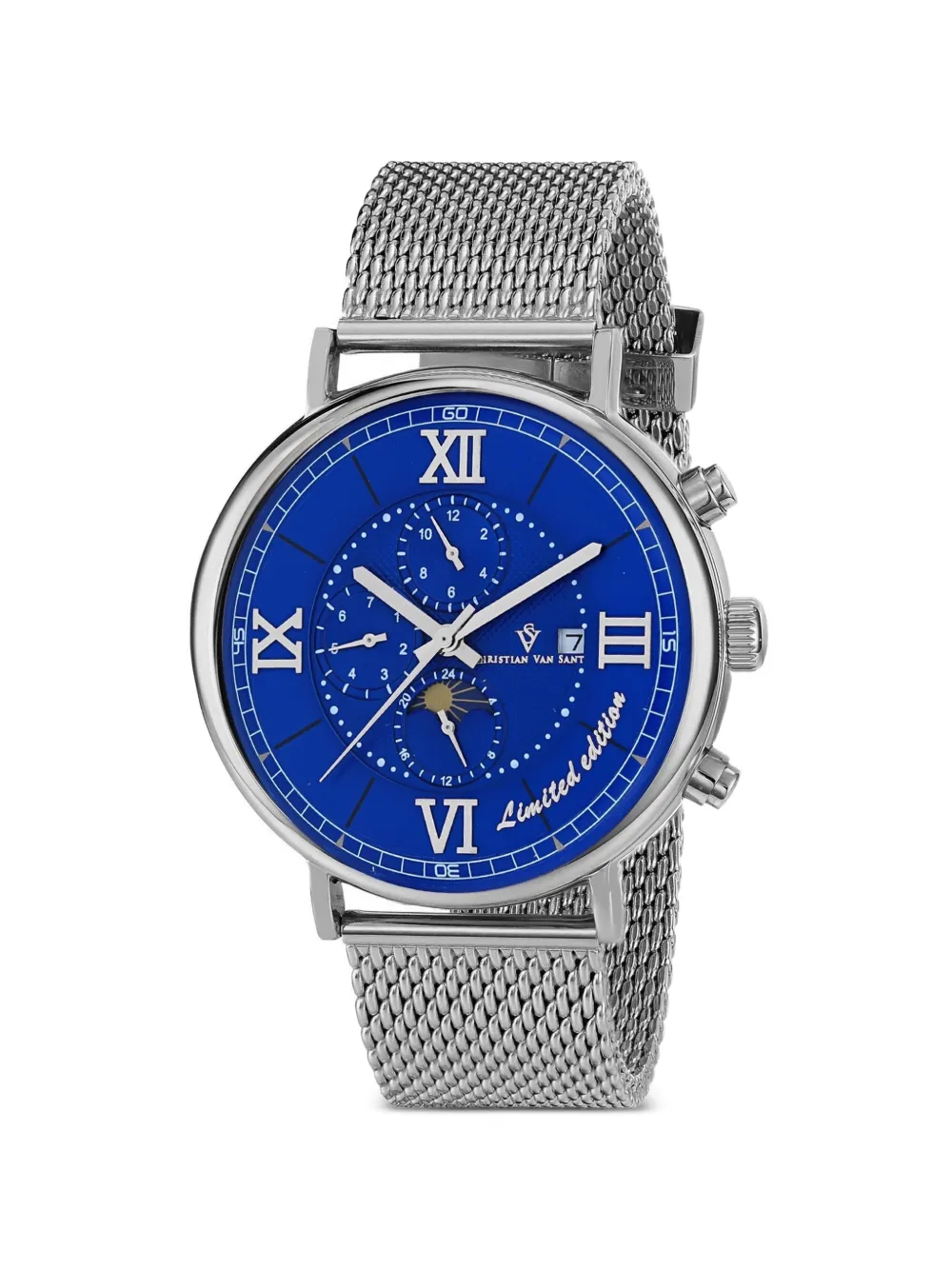 CHRISTIAN VAN SANT Somptueuse LTD 46mm watch - Blu