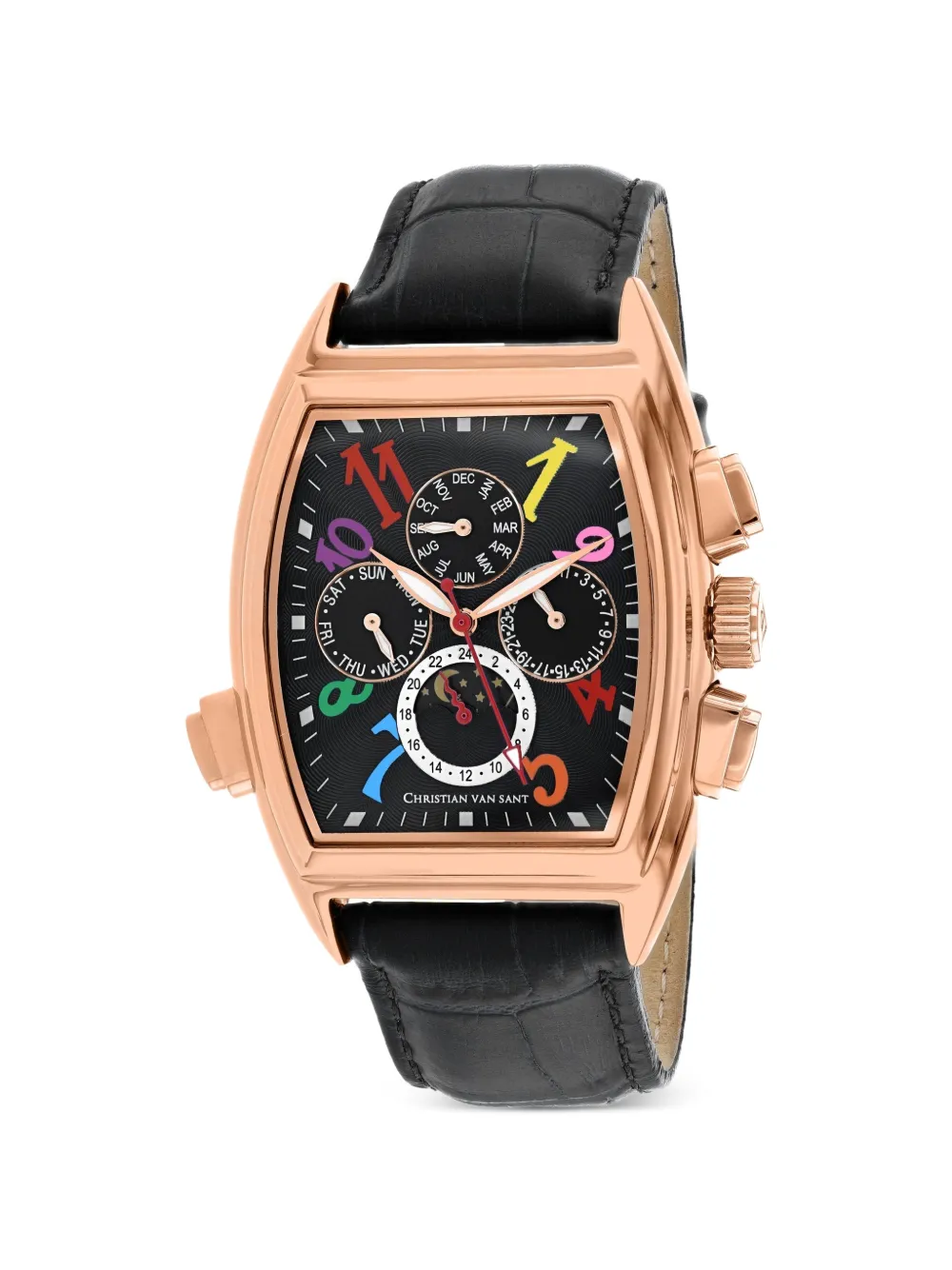 CHRISTIAN VAN SANT Grandeur 45mm watch - Nero