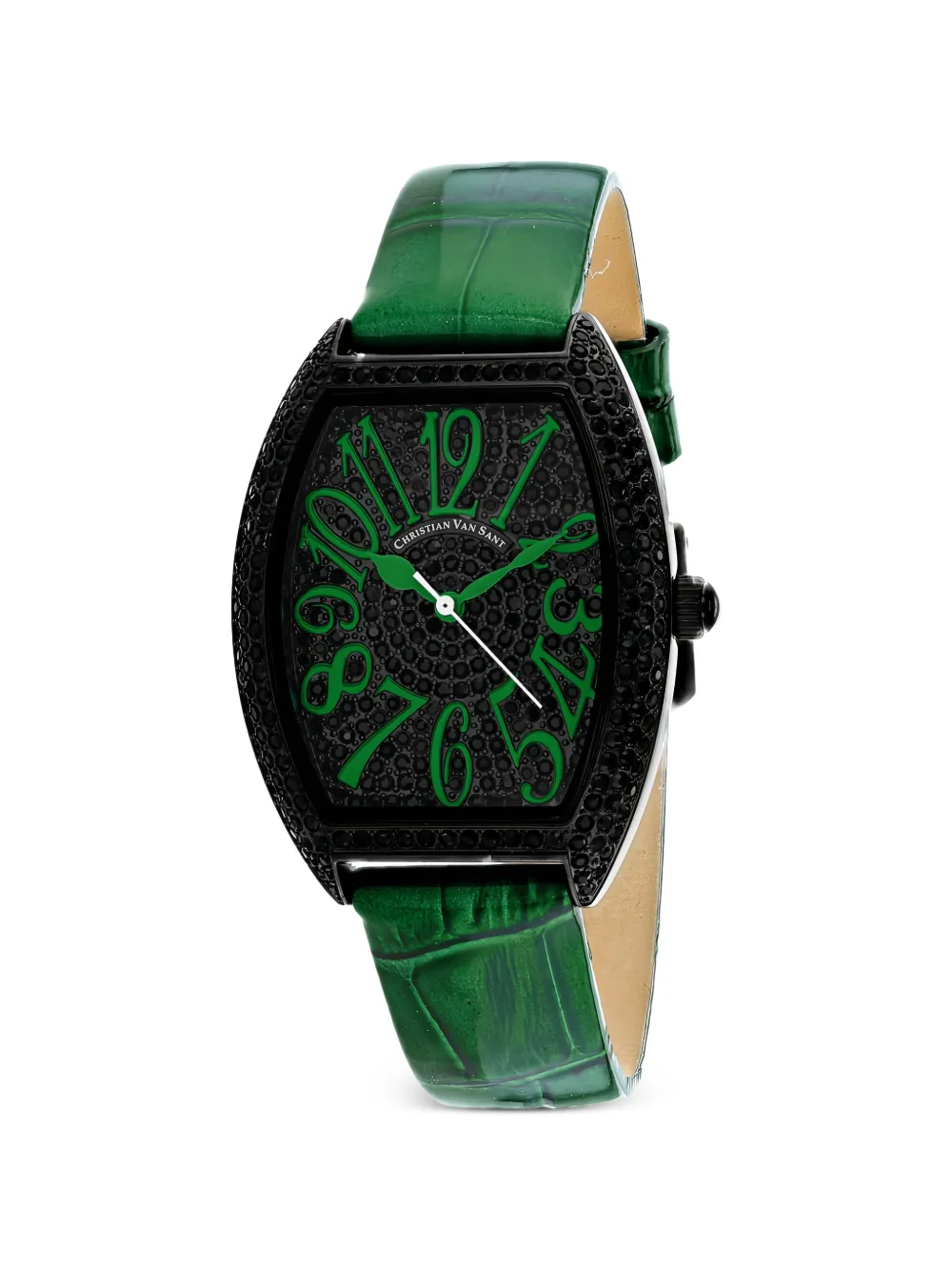 CHRISTIAN VAN SANT green 41mm watch - Schwarz
