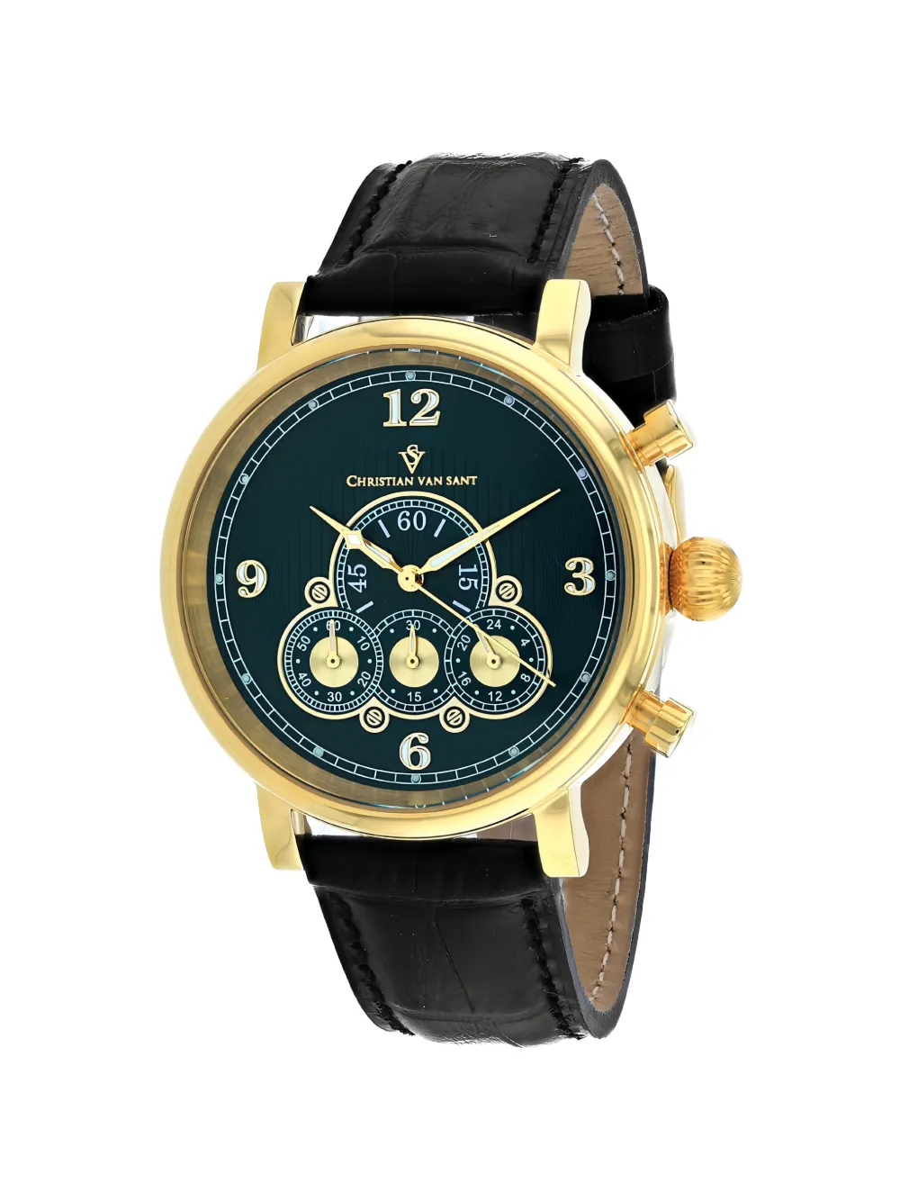 CHRISTIAN VAN SANT logo-detail 42mm watch - Verde