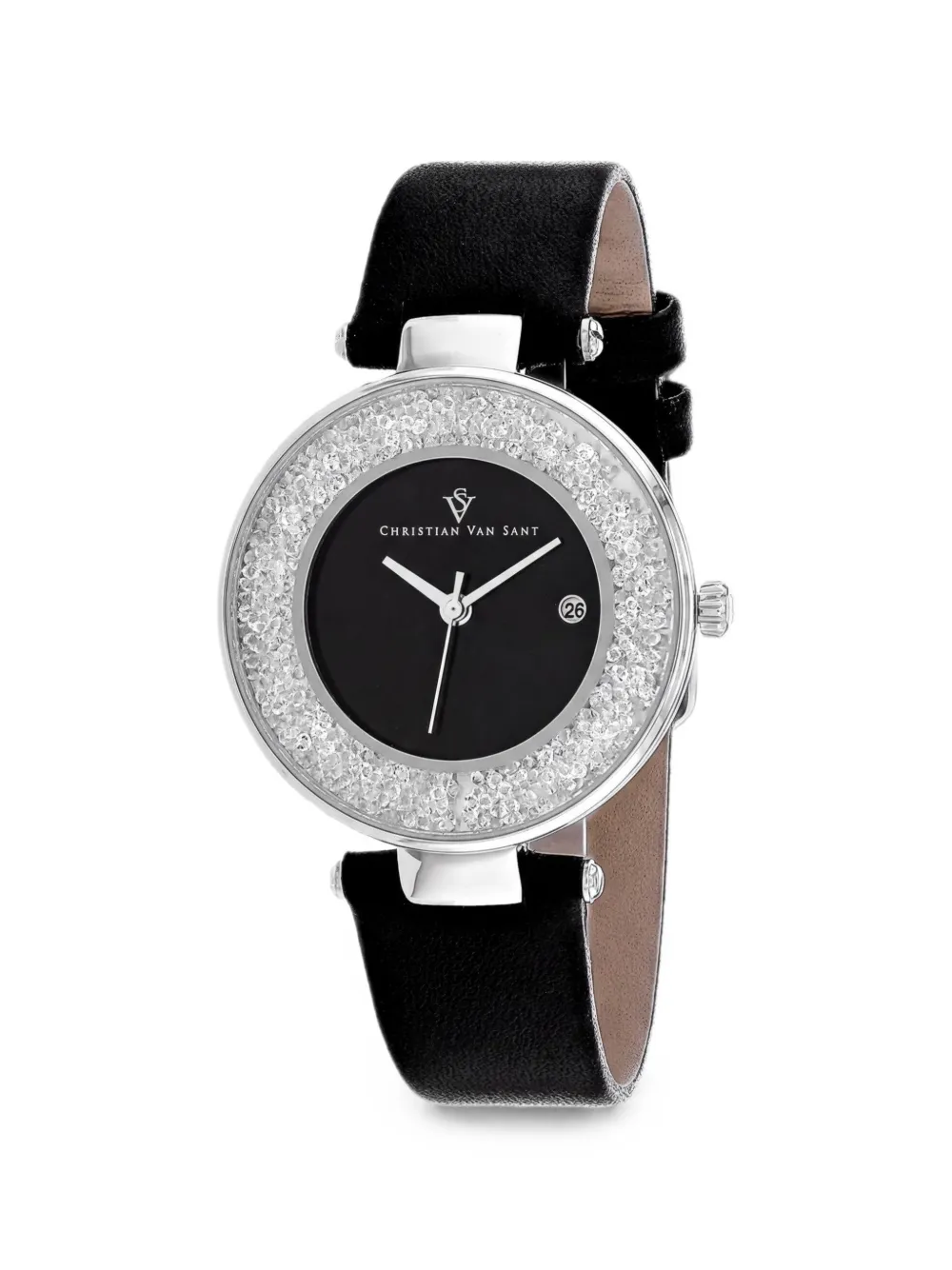 CHRISTIAN VAN SANT Dazzle 34mm watch - Nero