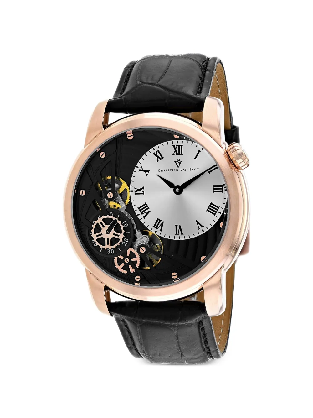 CHRISTIAN VAN SANT Sprocket 44mm watch - Argento