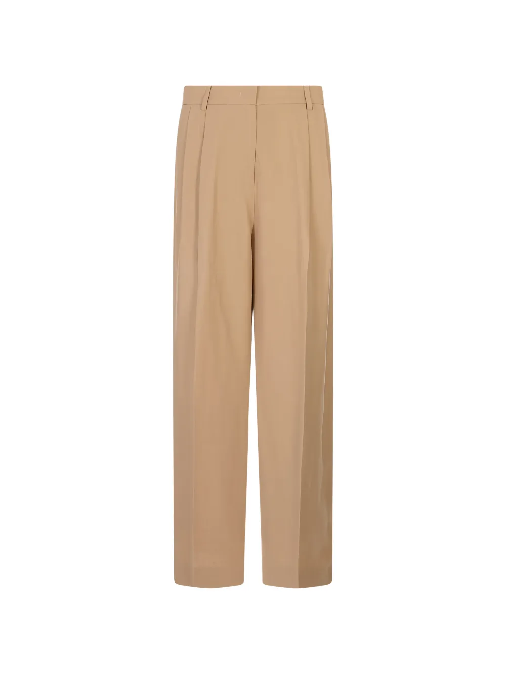 Fabiana Filippi pleated straight-leg trousers - Nude