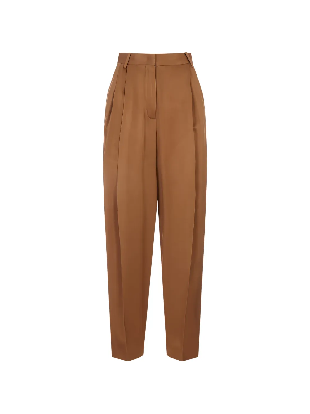 Fabiana Filippi pleated tapered trousers - Braun