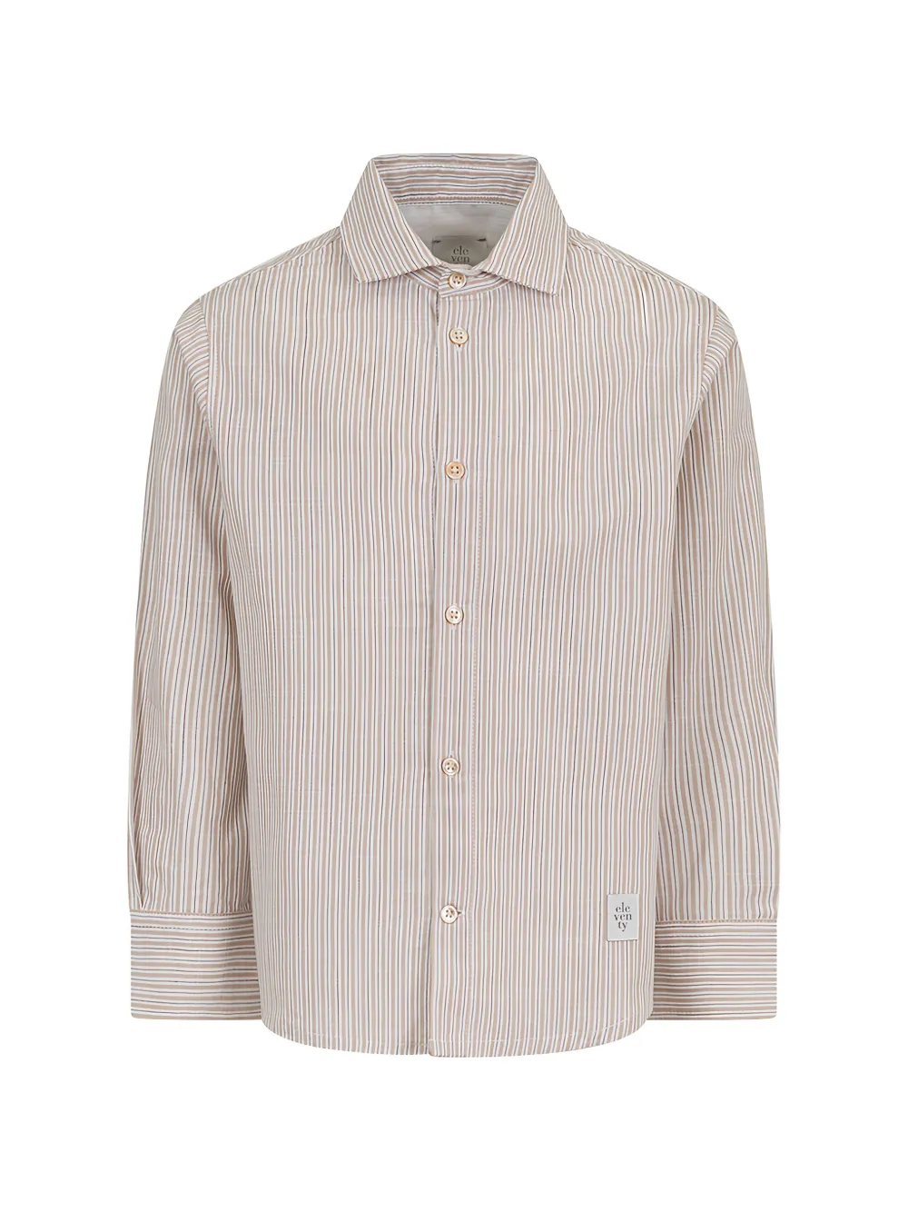 Eleventy Kids striped shirt - Toni neutri
