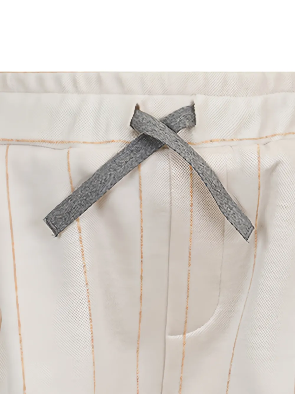Eleventy Kids Shorts met krijtstreep Beige