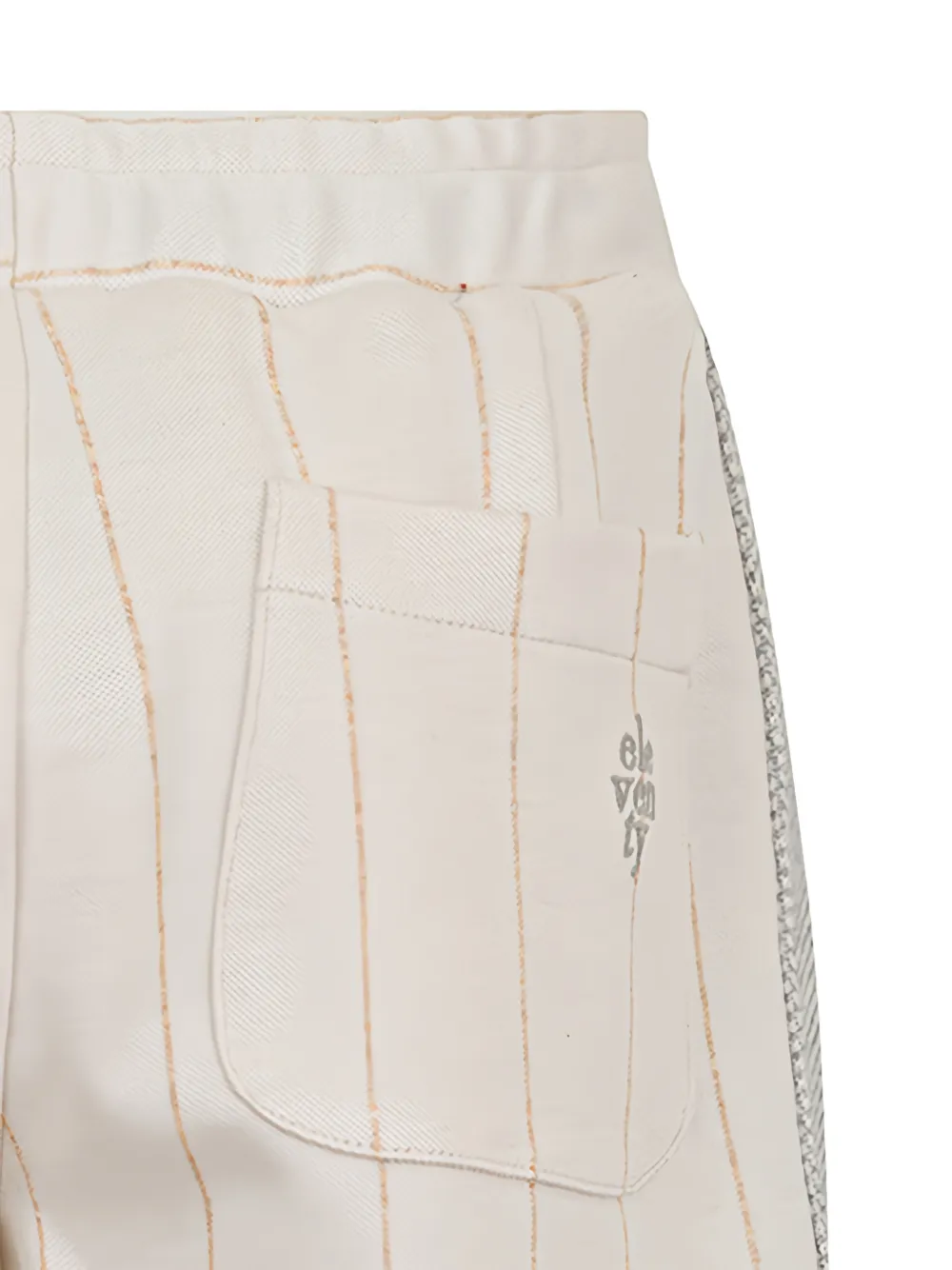 Eleventy Kids Shorts met krijtstreep Beige