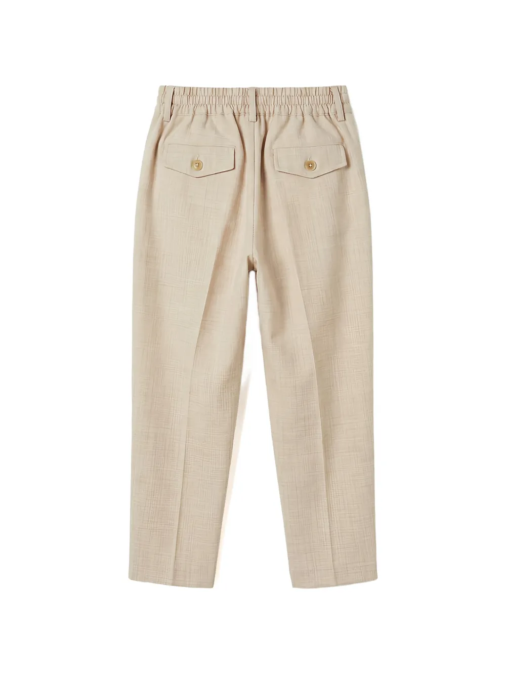 Eleventy Kids Plooibroek met trekkoord Beige