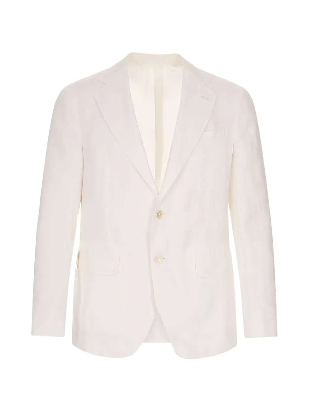 Caruso notch-lapel single-breasted blazer - Toni neutri