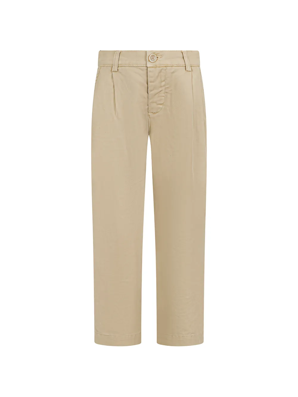 Eleventy Kids' Straight-leg Trousers In Brown