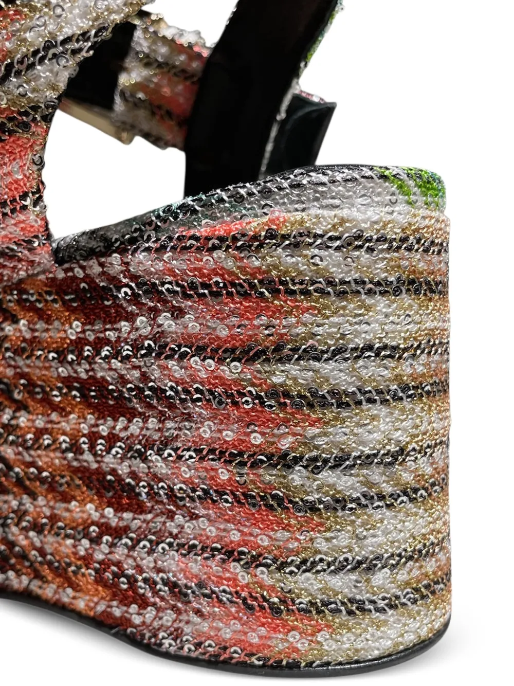 Missoni Julia espadrilles met pailletten Oranje