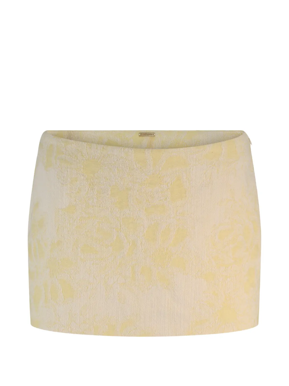 Cult Gaia Savoy jacquard-pattern mini skirt - Giallo