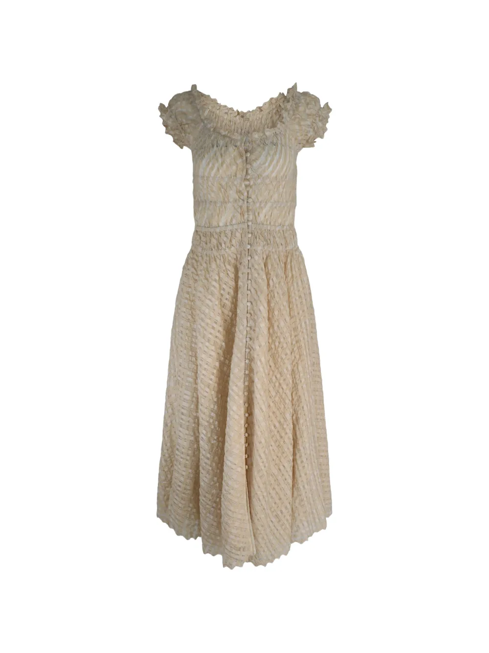 Cult Gaia Leyo midi dress - Neutrals