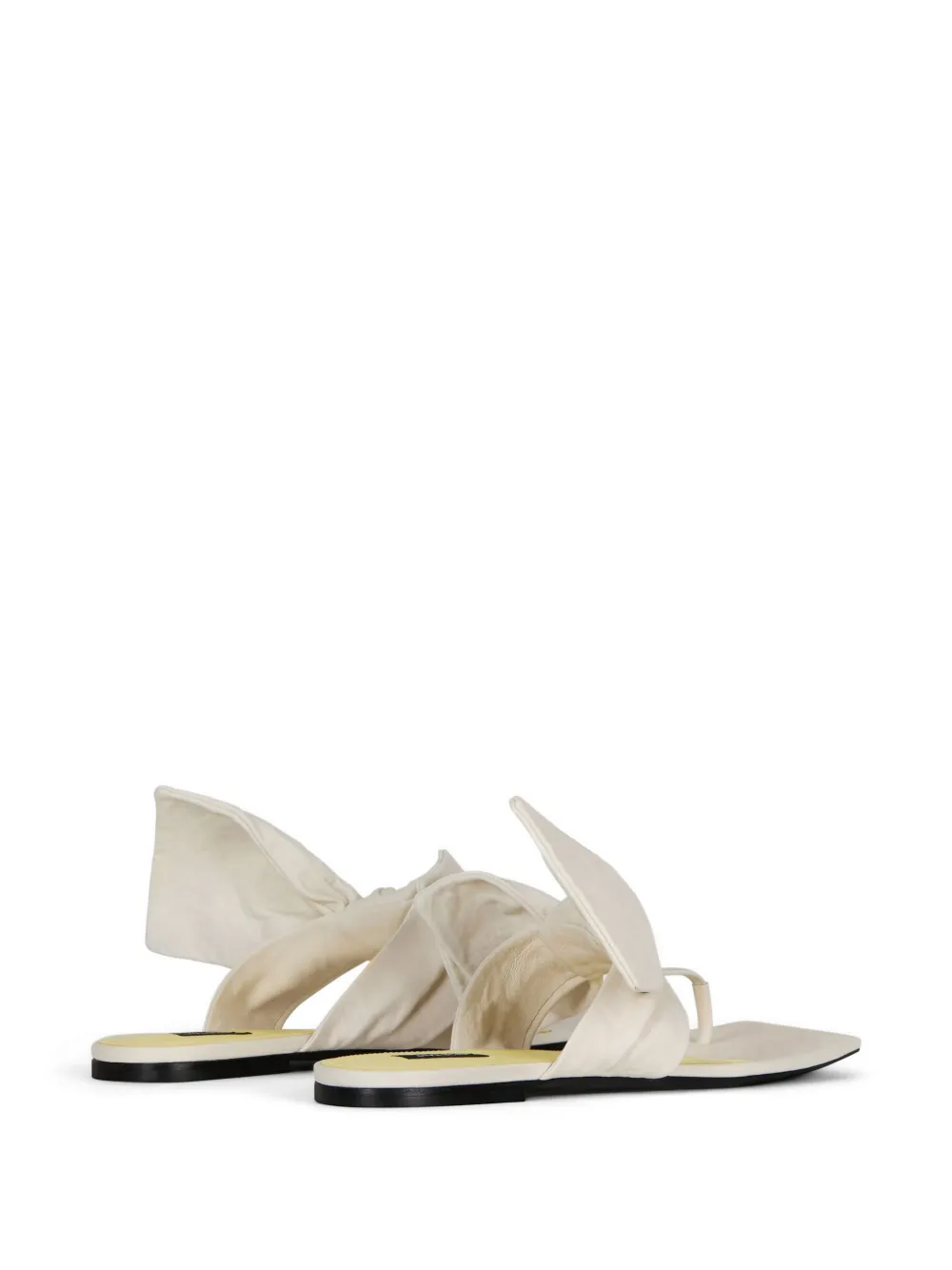 Givenchy Boudoir bow flat sandals Wit