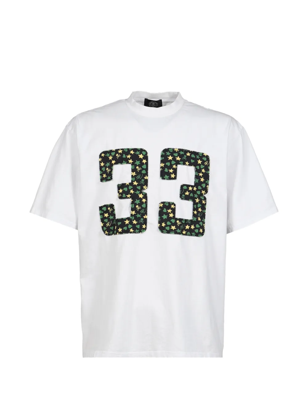 Mastermind Japan x Sean Wotherspoon patch T-shirt - Bianco