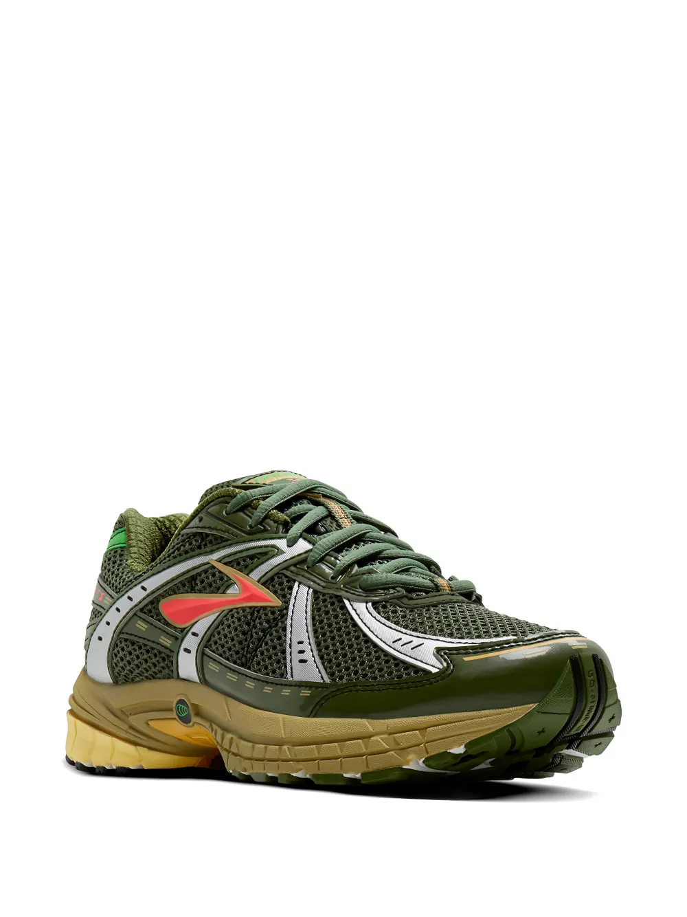 BROOKS Adrenaline GTS 10 mesh sneakers Groen